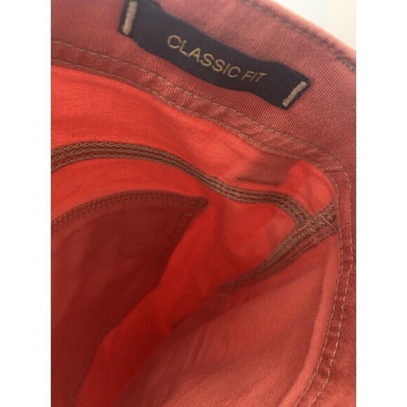Jag Jeans Women's Cargo Capri's Size 4 Orange Cotton Cargo Pockets Classic Fit - Picture 6 of 9